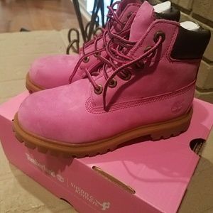 Pink Susan G Komen Toddler Timberland Boots